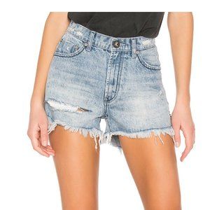 One Teaspoon Bonita High Waist Denim Short Size 27
